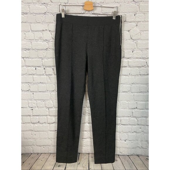 Everlane Stretch Ponte Crop Pants Exposed Side Zip Front Seam - Picture 3 of 10